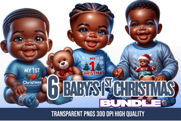 Download Baby Boys First Christmas PNG Bundle - Christmas png bundle Collection