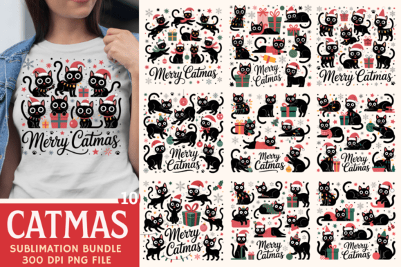 Download Merry Catmas PNG, Christmas PNG Bundle - Christmas png bundle Collection