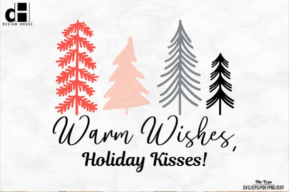 Download Hand Drawn Christmas Tree Warm Wish SVG - Premium Bundle