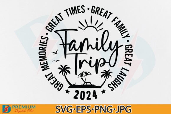 Download Family Trip SVG PNG,Summer Vacation Gift - Premium Resources