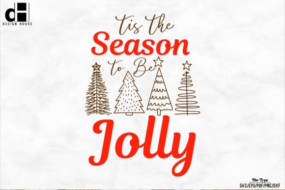 Download Hand Drawn Christmas Tree Jolly SVG PNG - Premium Bundle
